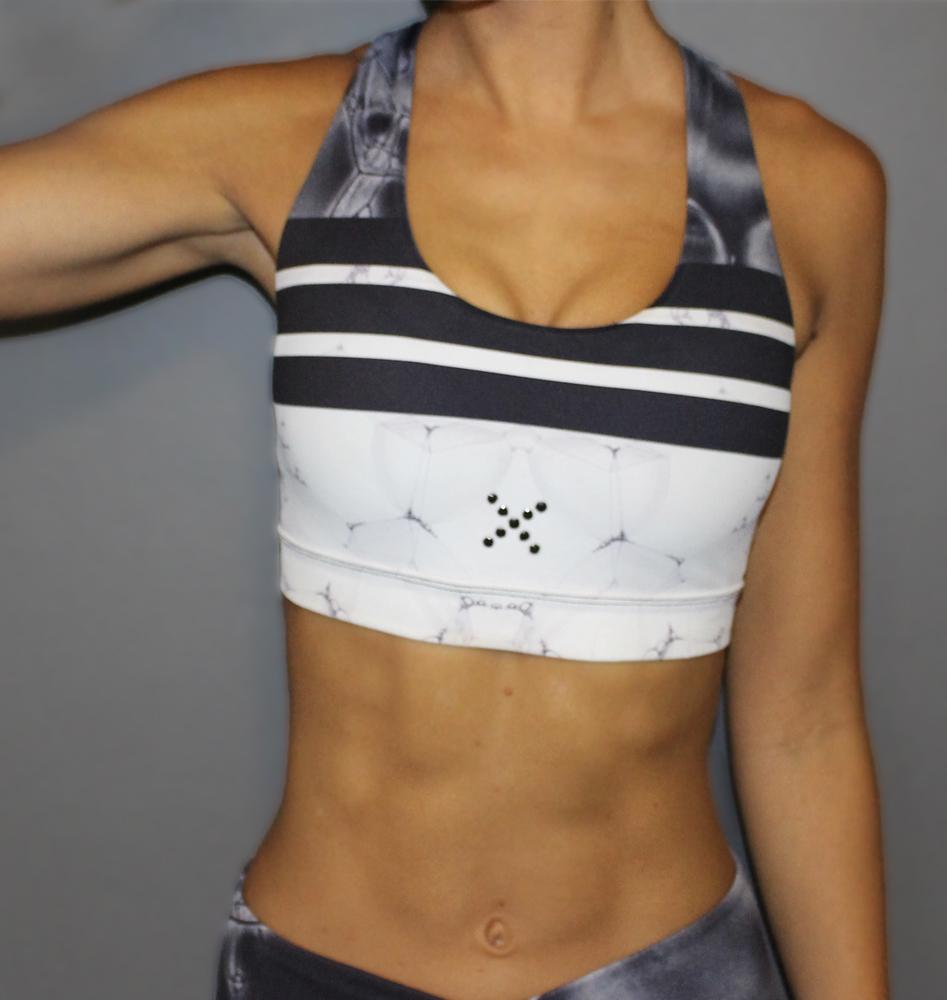 Bubble Print Sports Bra