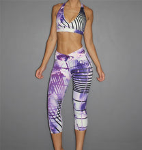 Orchid Print Sports Bra